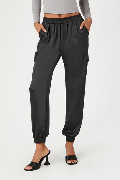 Satin High-Rise Joggers | Forever 21 | Forever 21 (US)