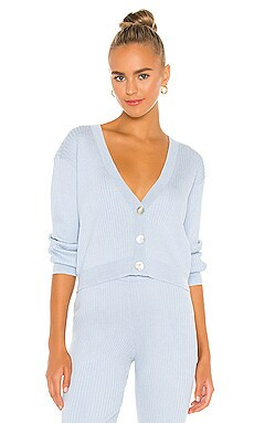 LPA Adina Cardigan in BB Blue from Revolve.com | Revolve Clothing (Global)