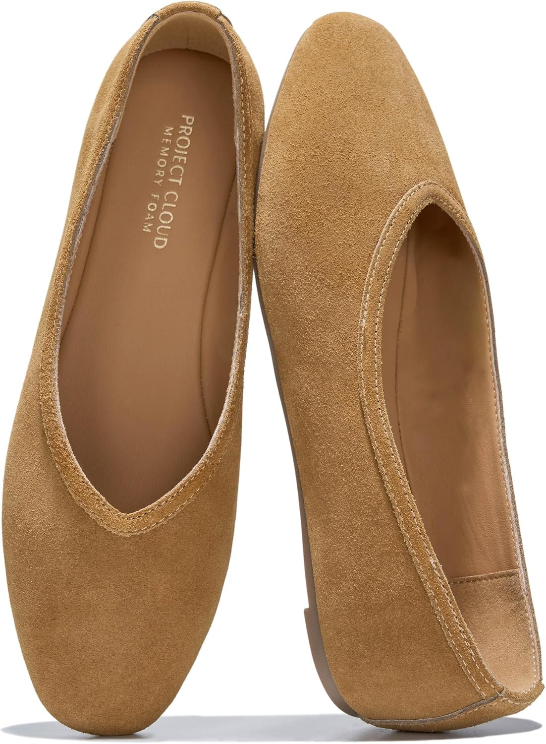 Project Cloud 100% Genuine Leather Ballet Flats for Women - Womens Shoes | Amazon (US)