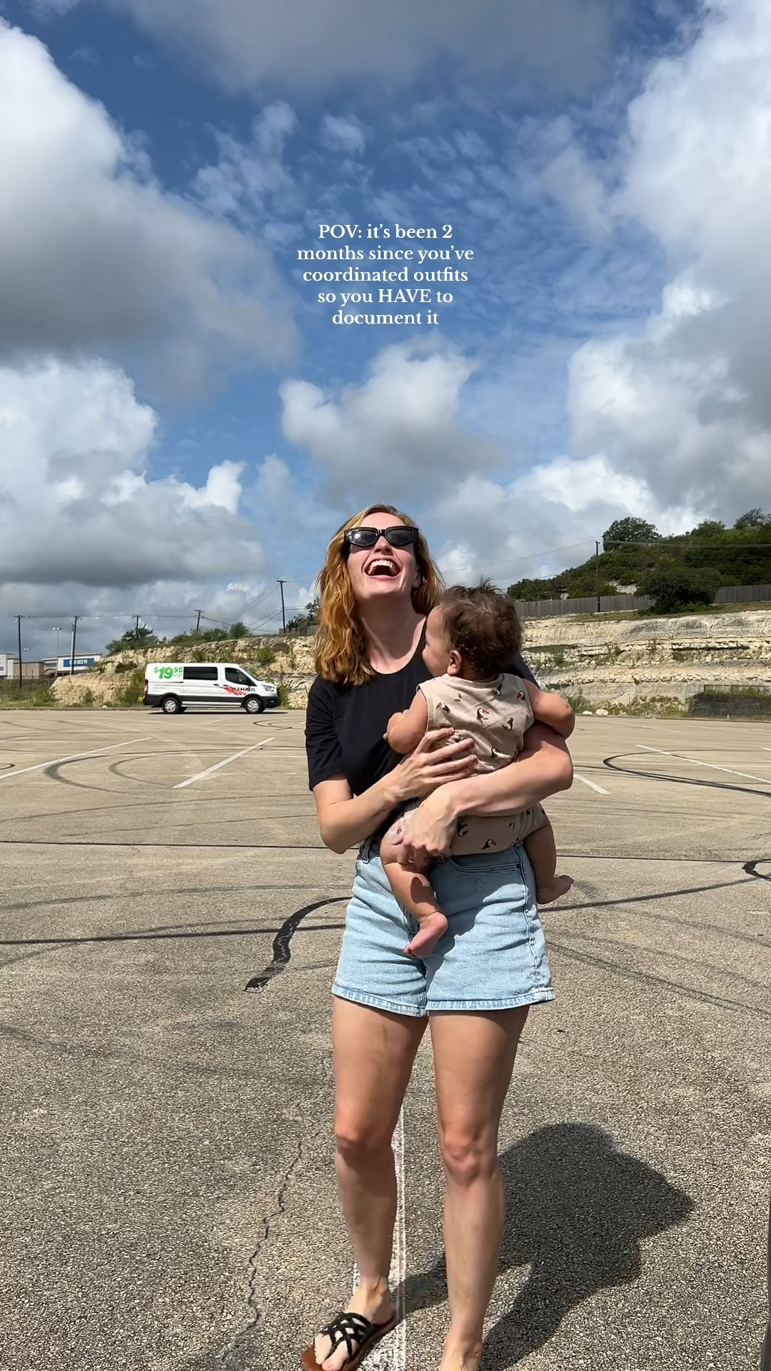 Coordinating mommy & me outfits. Baby romper. The perfect tshirt bodysuit from Everlane. Abercrombie mom shorts  

#LTKSeasonal #LTKFamily #LTKBaby