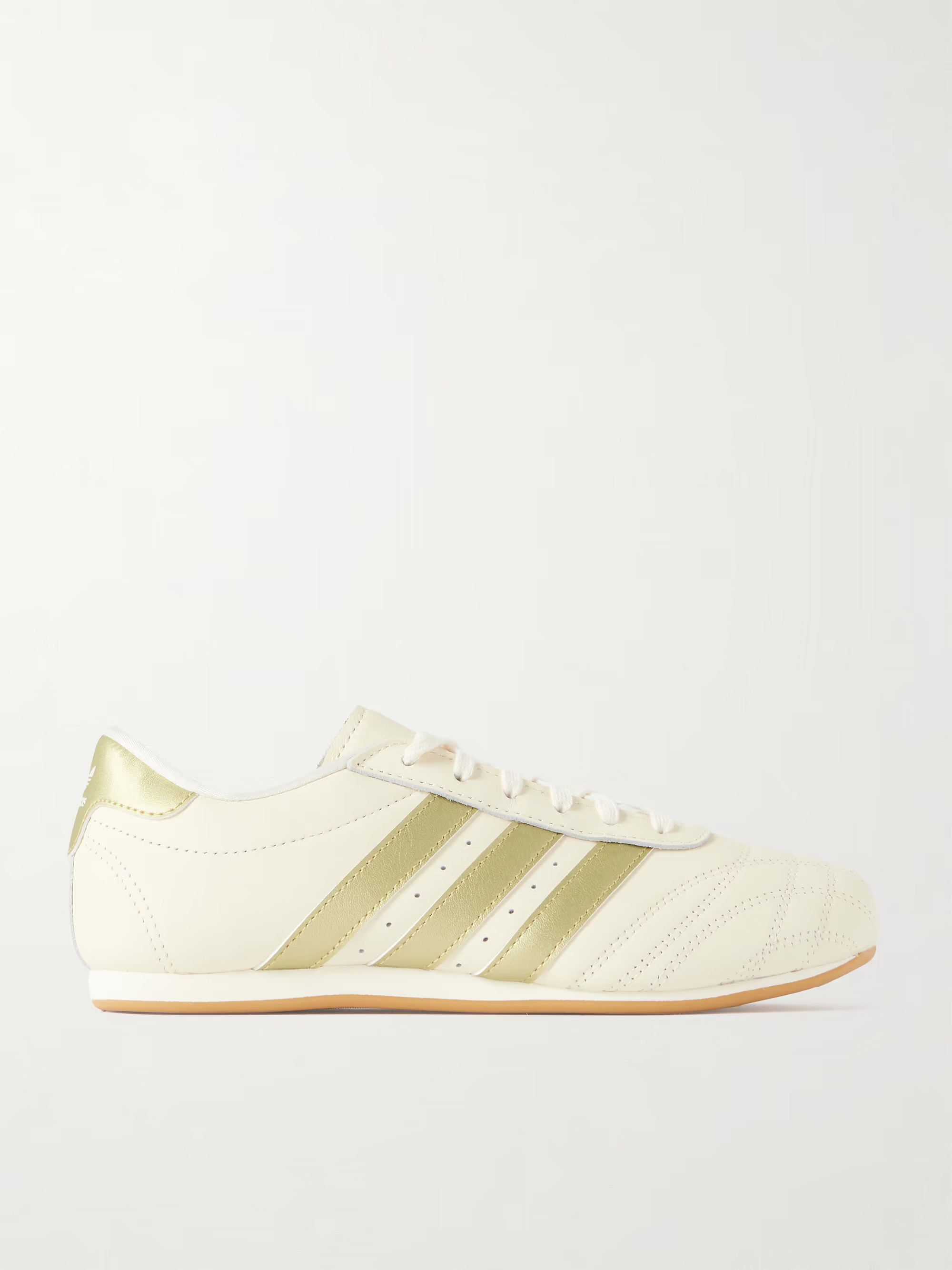 Taekwondo metallic striped leather sneakers | NET-A-PORTER (US)