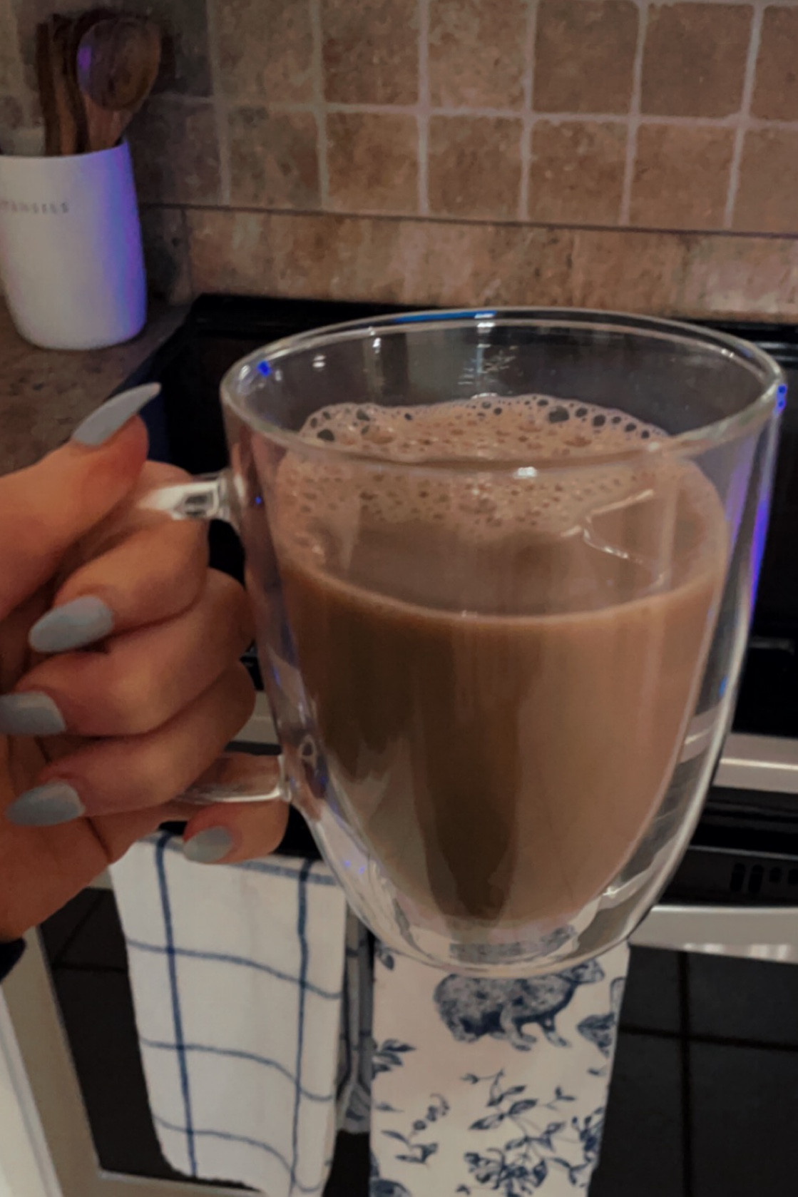 How cute is this glass coffee mug? 
Received for my bridal shower & I’m obsessed  

#LTKGiftGuide #LTKhome #LTKFind