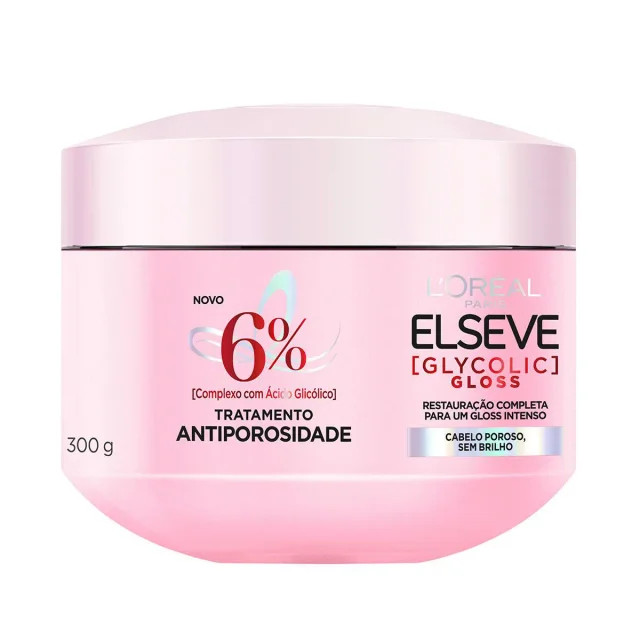 Creme de Tratamento Elseve Glycolic Gloss 300g | Drogasil BR