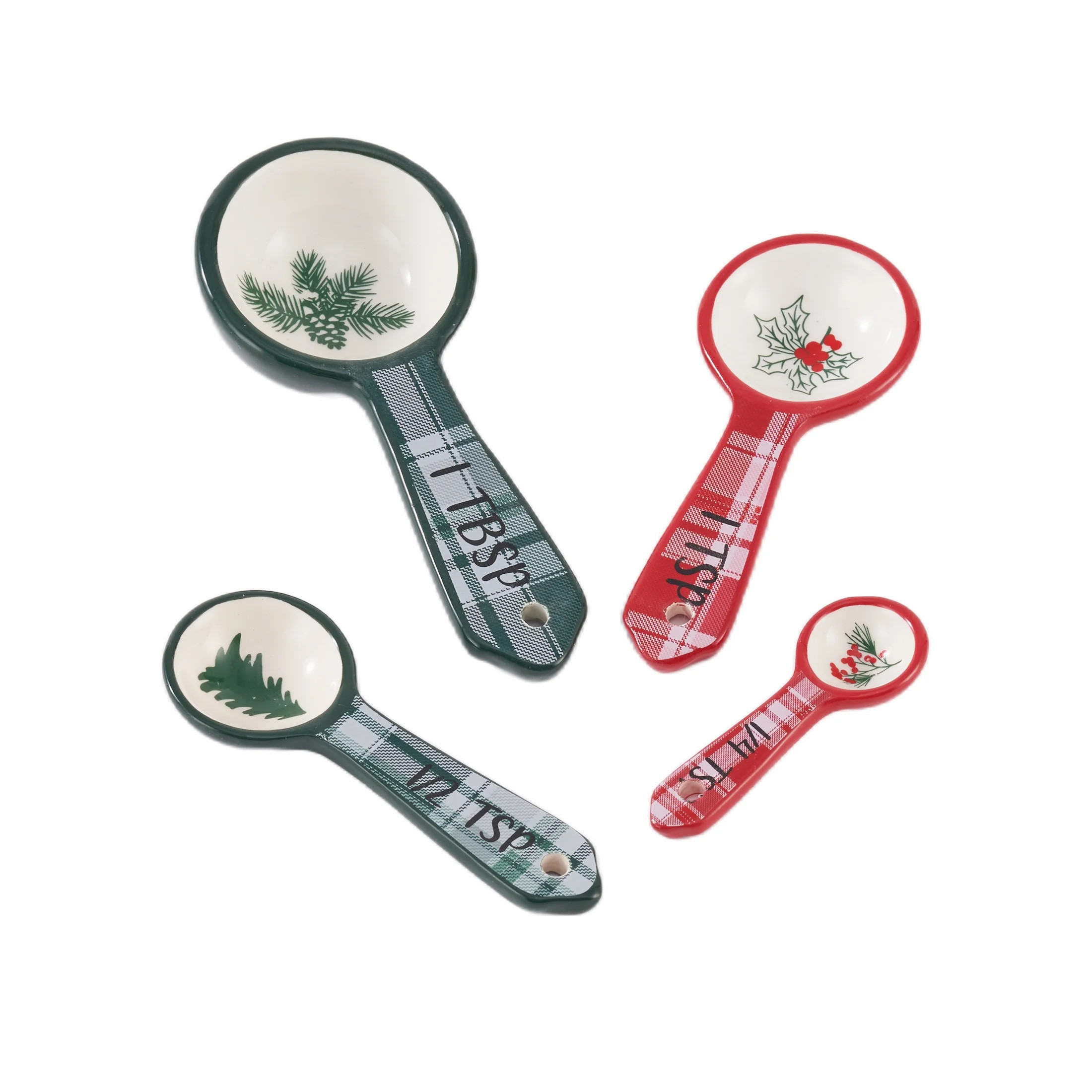 Holiday Time Measuring Spoons Set Tree, Bakeware | Walmart (US)