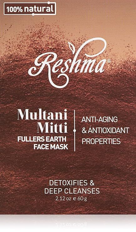Amazon.com: Reshma Beauty Fuller's Earth Face Mask, Pack Of 1 ('Multani Mitti') : Everything Else | Amazon (US)