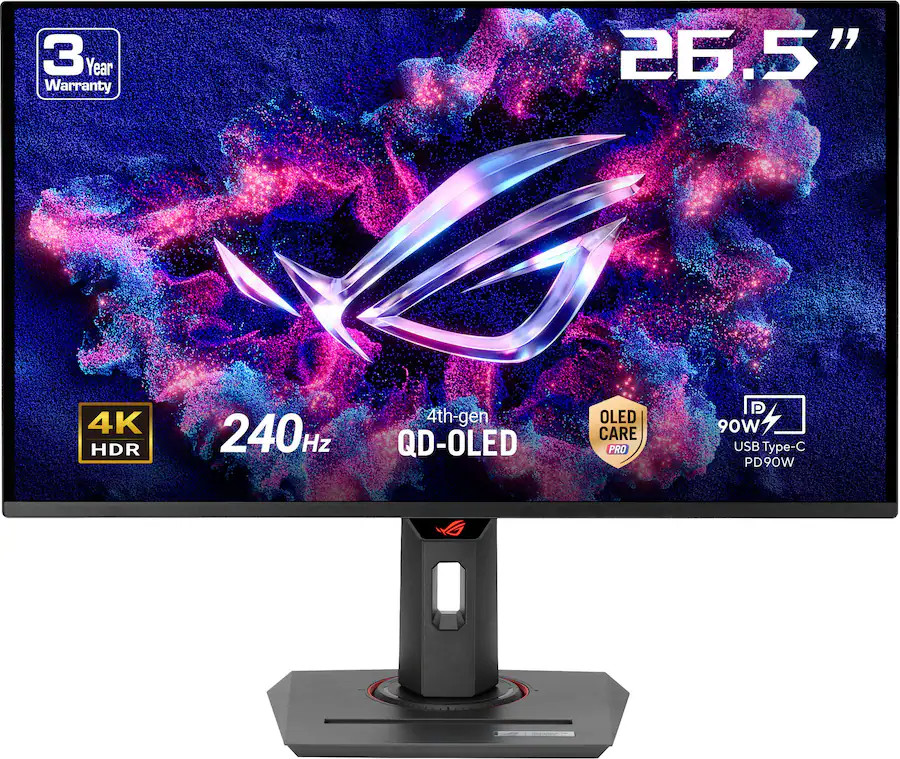 ASUS - ROG Strix 27" 4K QD-OLED 240Hz 0.03ms G-SYNC Compatible and FreeSync Premium Pro Gaming Mo... | Best Buy U.S.