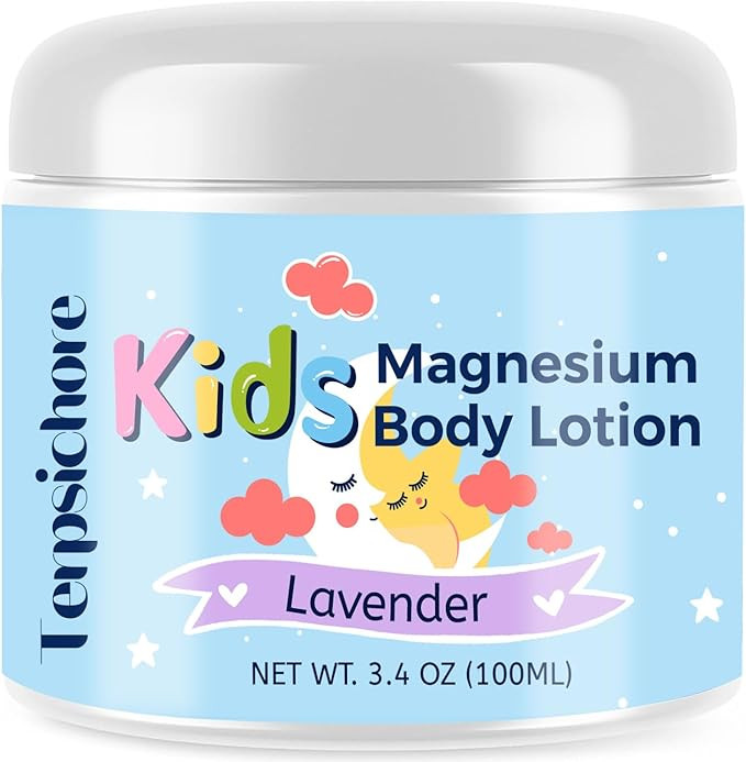 Terpsichore Magnesium Lotion for Kids Sleep & Calm: Topical Magnesium Cream Supports Children Bed... | Amazon (US)