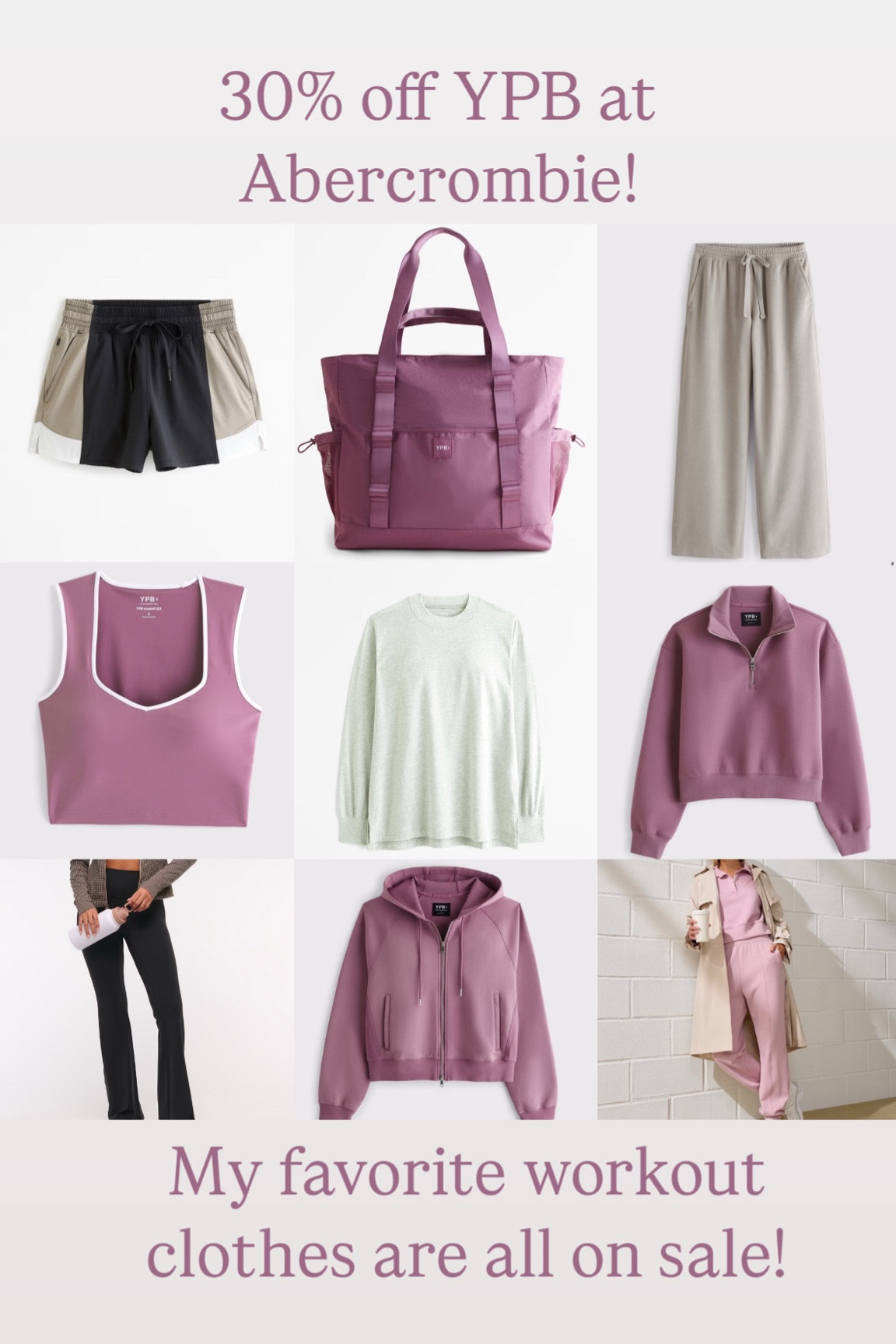 Start the new year off right with new workout outfits! I love the YPB line at Abercrombie! Get 30% off the  entire YPB collection! 

Sports bra
Yoga pants
Workout leggings 
Workout bag
Yoga outfits 

#LTKFitness #LTKGiftGuide #LTKSaleAlert
