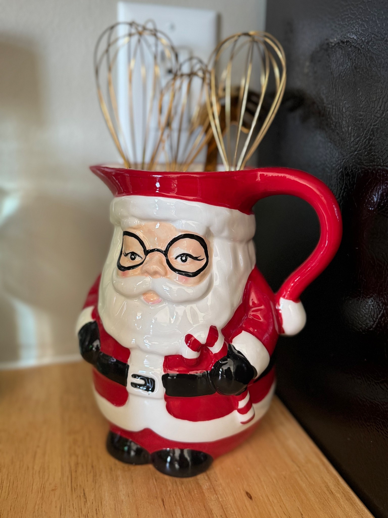 The CUTEST Santa pitcher! Can be used to store your utensils for the holidays too! 

#LTKHome #LTKHoliday #LTKSeasonal