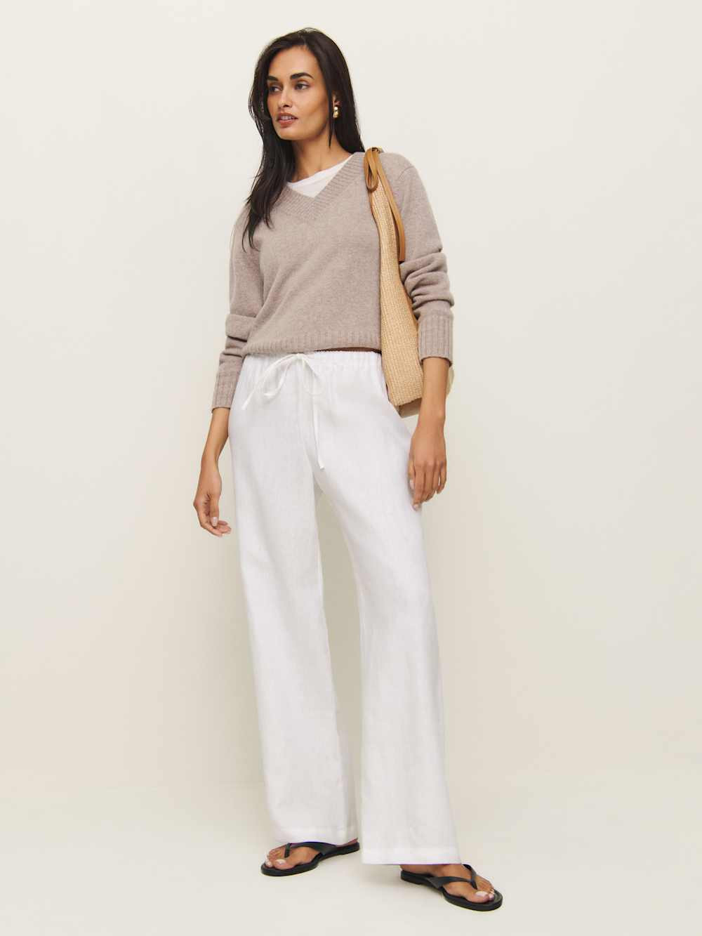 Olina Linen Pant | Reformation (Global)