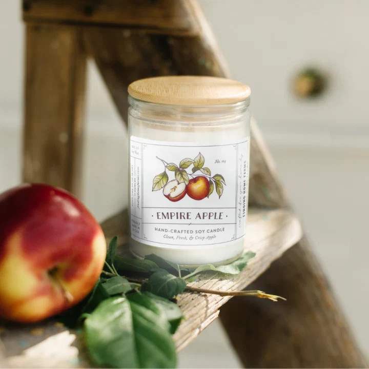 Empire Apple Soy Candle | Purple Rose & Co