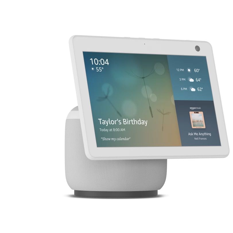 Amazon.com: Echo Show 10 (3rd Gen) | HD smart display with motion and Alexa | Glacier White : Ama... | Amazon (US)