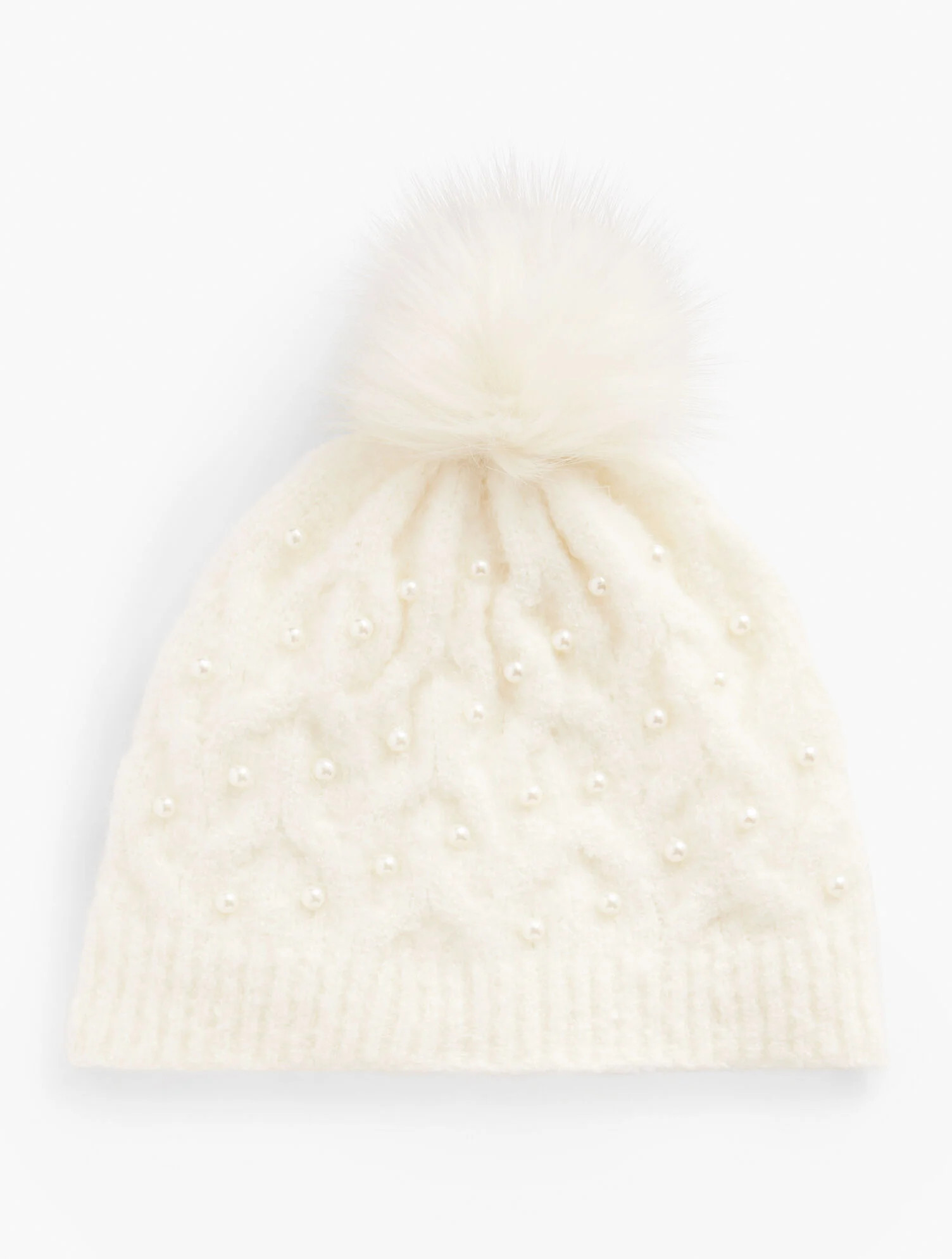 Pearl Embellished Beanie | Talbots