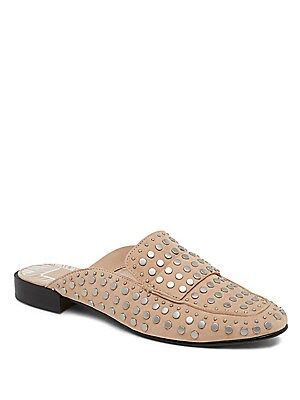 Maura Leather Studded Mules | Saks Fifth Avenue OFF 5TH