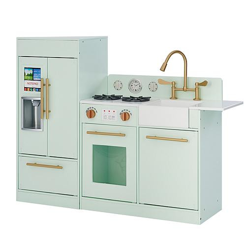 Teamson Kids Little Chef Chelsea Modern Play Kitchen - Pink | HSN
