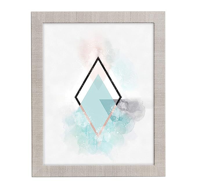 16x20 Picture Frame Matted for 11x14 - Modern Gray, Frames by EcoHome | Amazon (US)