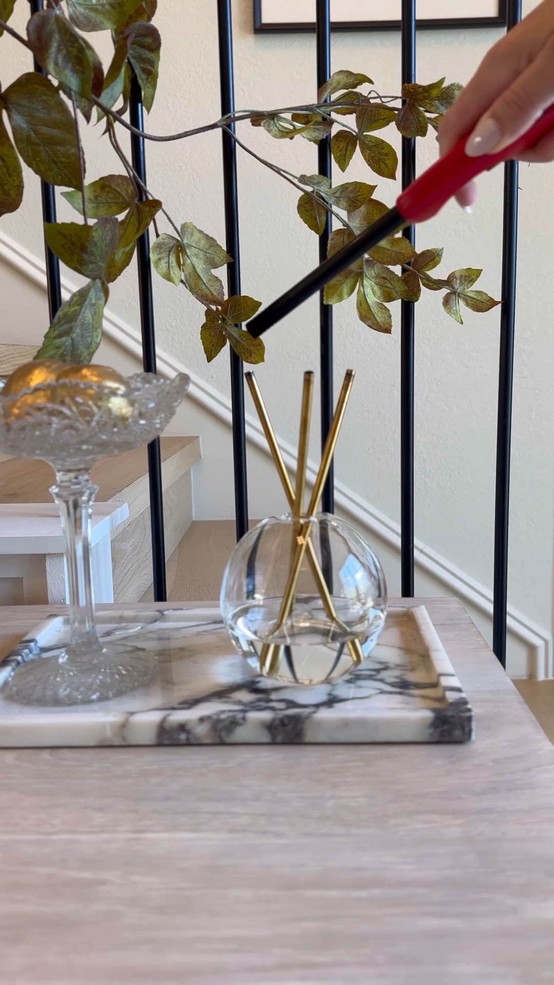 Obsessed with this everlasting candle I styled on our entryway console!

#LTKVideo #LTKHome #LTKStyleTip