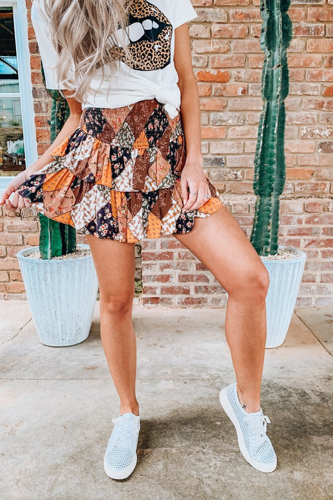 The Archer Patchwork Skort | ivy & leo