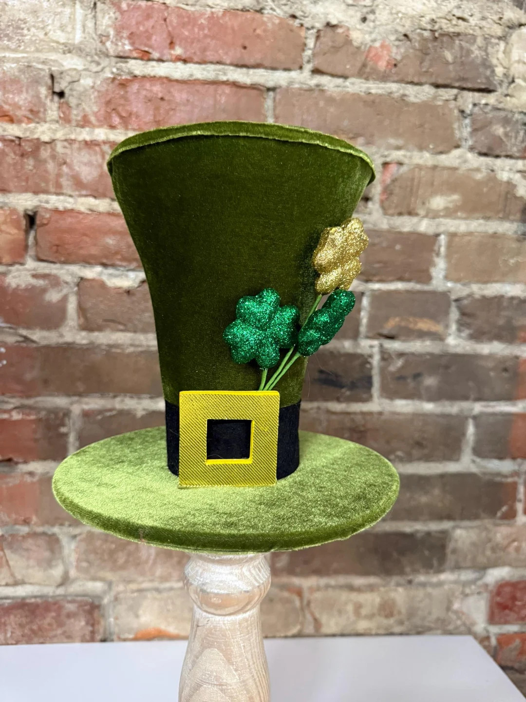 Leprechaun Top Hat, Velvet, St. Patrick's Day Decorations, 63789GN - Etsy | Etsy (US)