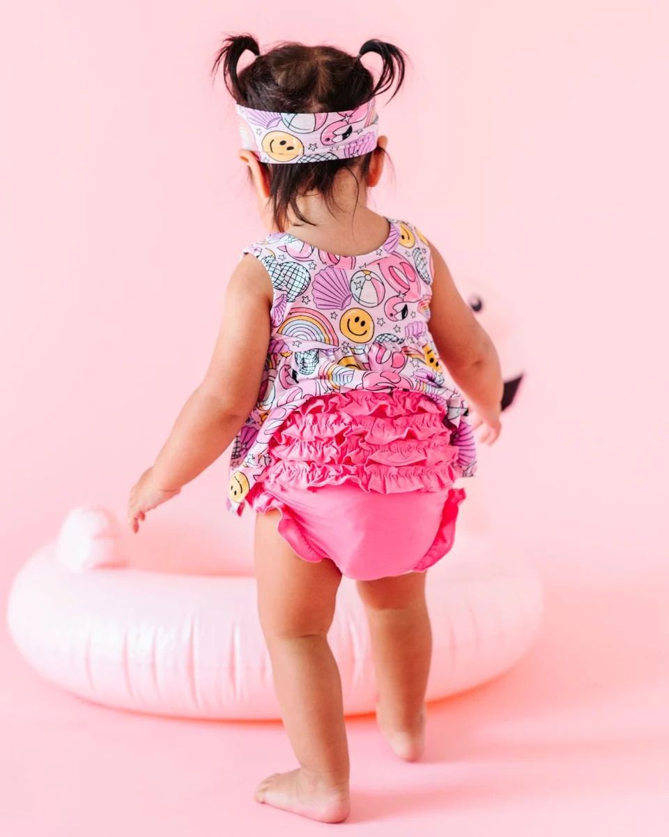 Could've Pooled Me Tank Top Peplum & Bummies Set | Bums & Roses