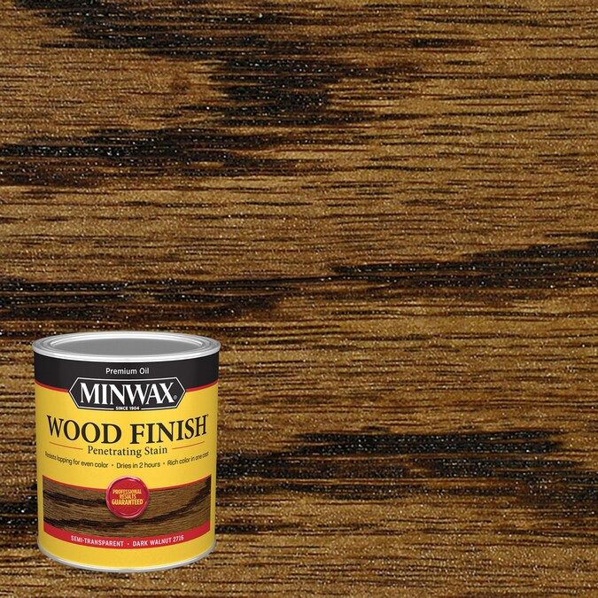 Minwax Wood Finish Oil-Based Stain Dark Walnut Oil-Based Interior Stain (Quart) Lowes.com | Lowe's