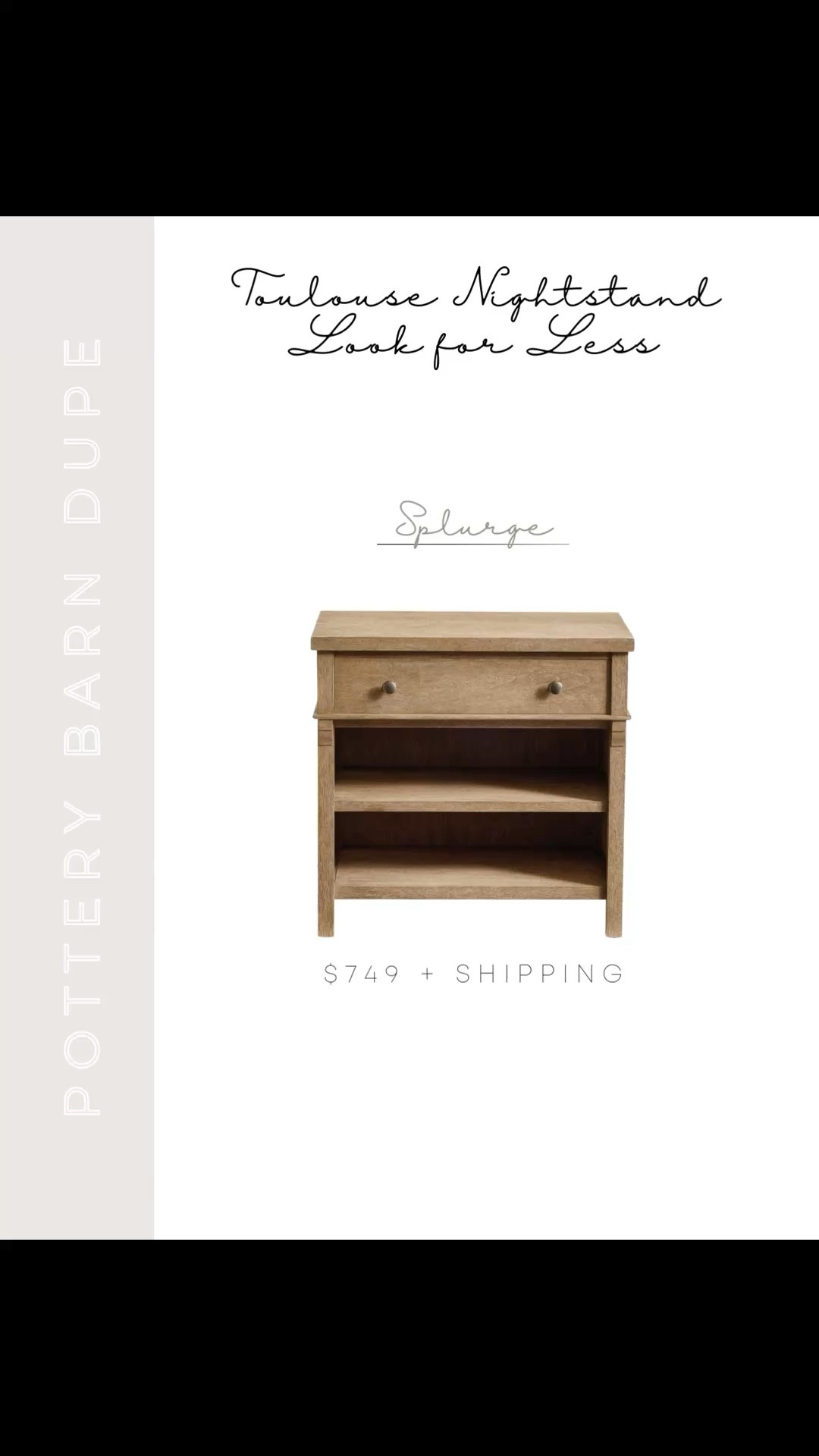 These look so similar to the Pottery Barn nightstands but for a fraction of the price.

If you’re furnishing a bedroom right now, these are some of the best look-for-less options that still give that warm, high-end feel.

Sharing several styles here so you can easily compare.

#LTKSaleAlert #LTKHome