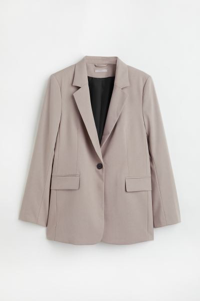 Single-breasted jacket in woven fabric. Notched lapels, one button at front, and welt front pocke... | H&M (US + CA)