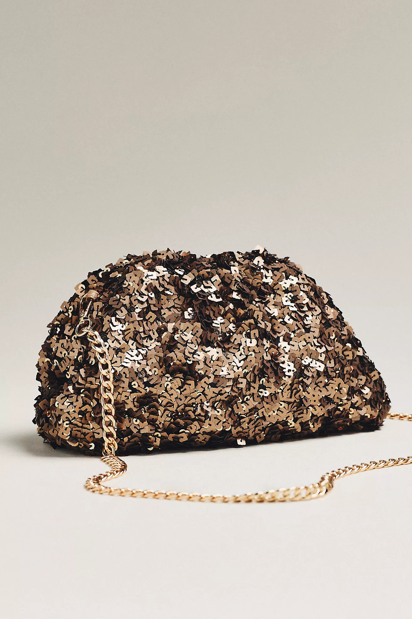 Maeve Sequin Slouchy Clutch | Anthropologie (US)