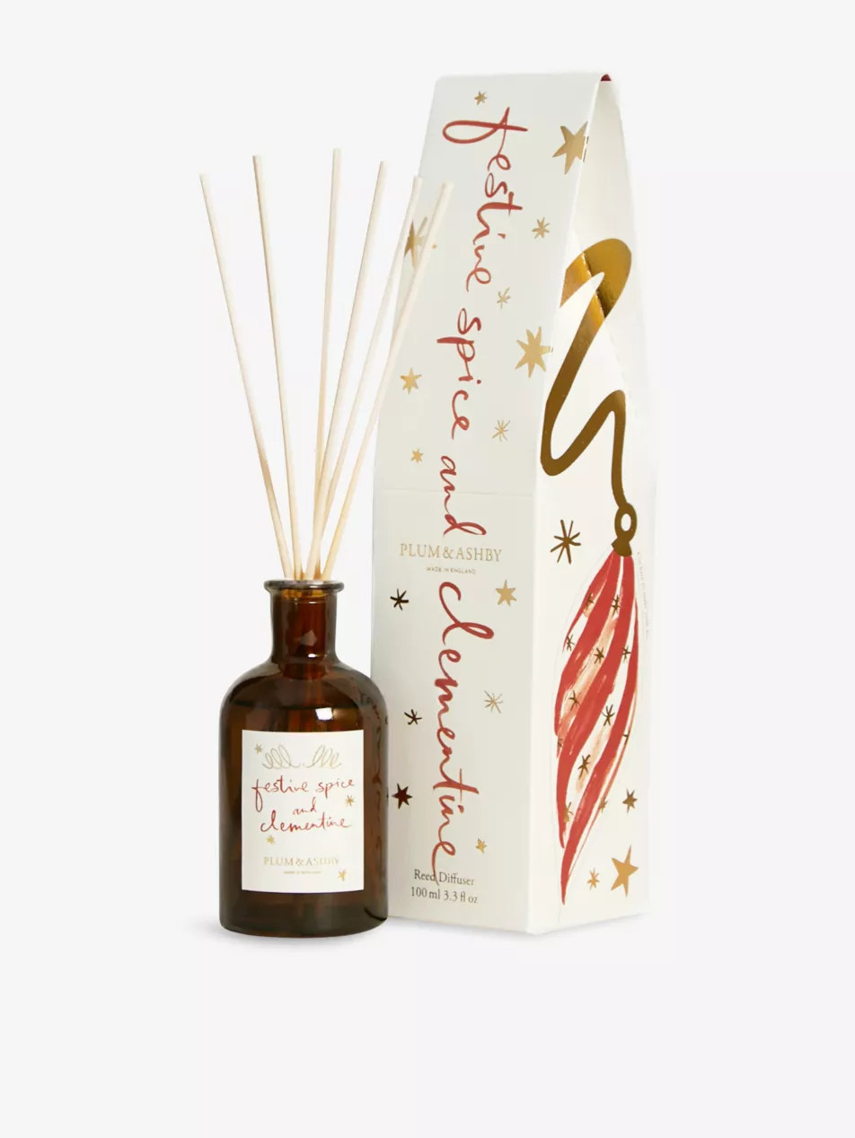 PLUM AND ASHBY - Christmas Festive Spice Clementine Reed Diffuser 100ml | Selfridges.com | Selfridges