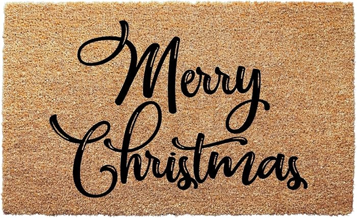 clicked craft Christmas Welcome Doormat - Festive Holiday Decor for Home, New Home or Homeowner G... | Amazon (US)