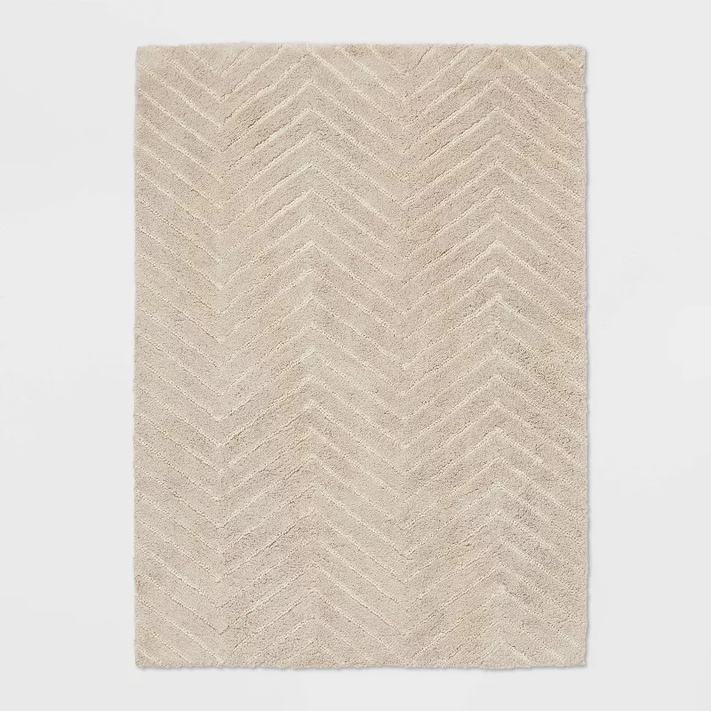 4'x6' Tufted Cotton Chevron Rug - Pillowfort™ | Target