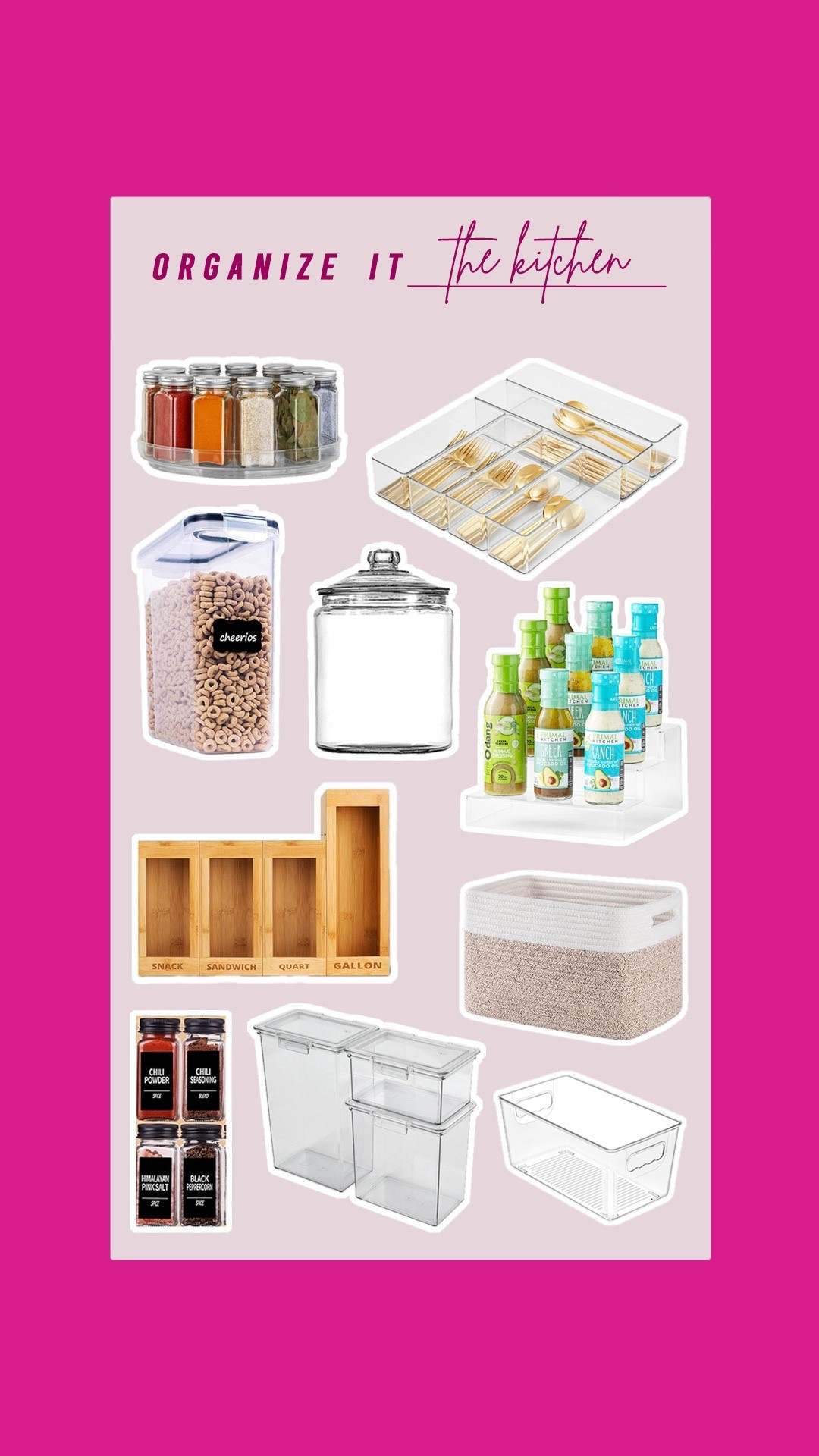 Kitchen Organization | Hi Sugarplum! 

#LTKdayinmylife #LTKHome #LTKOver40