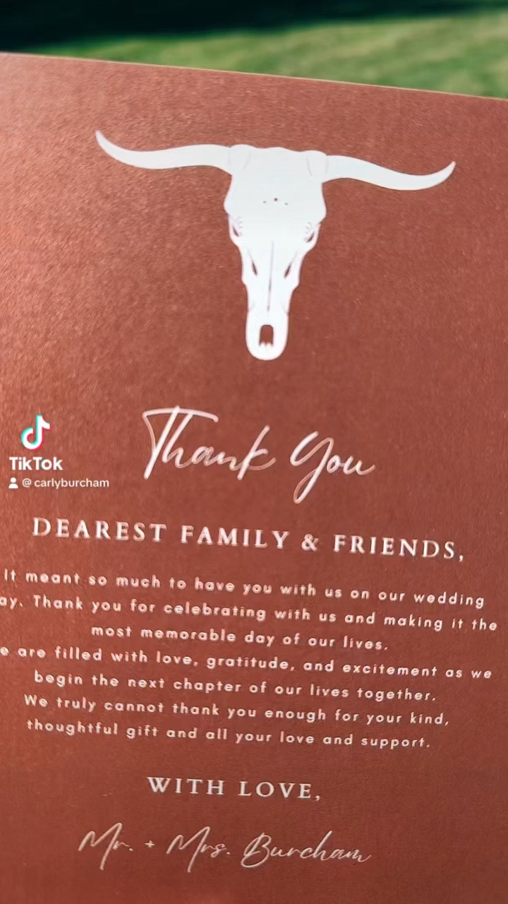 our western wedding thank you cards! 

#LTKSeasonal #LTKSale #LTKwedding