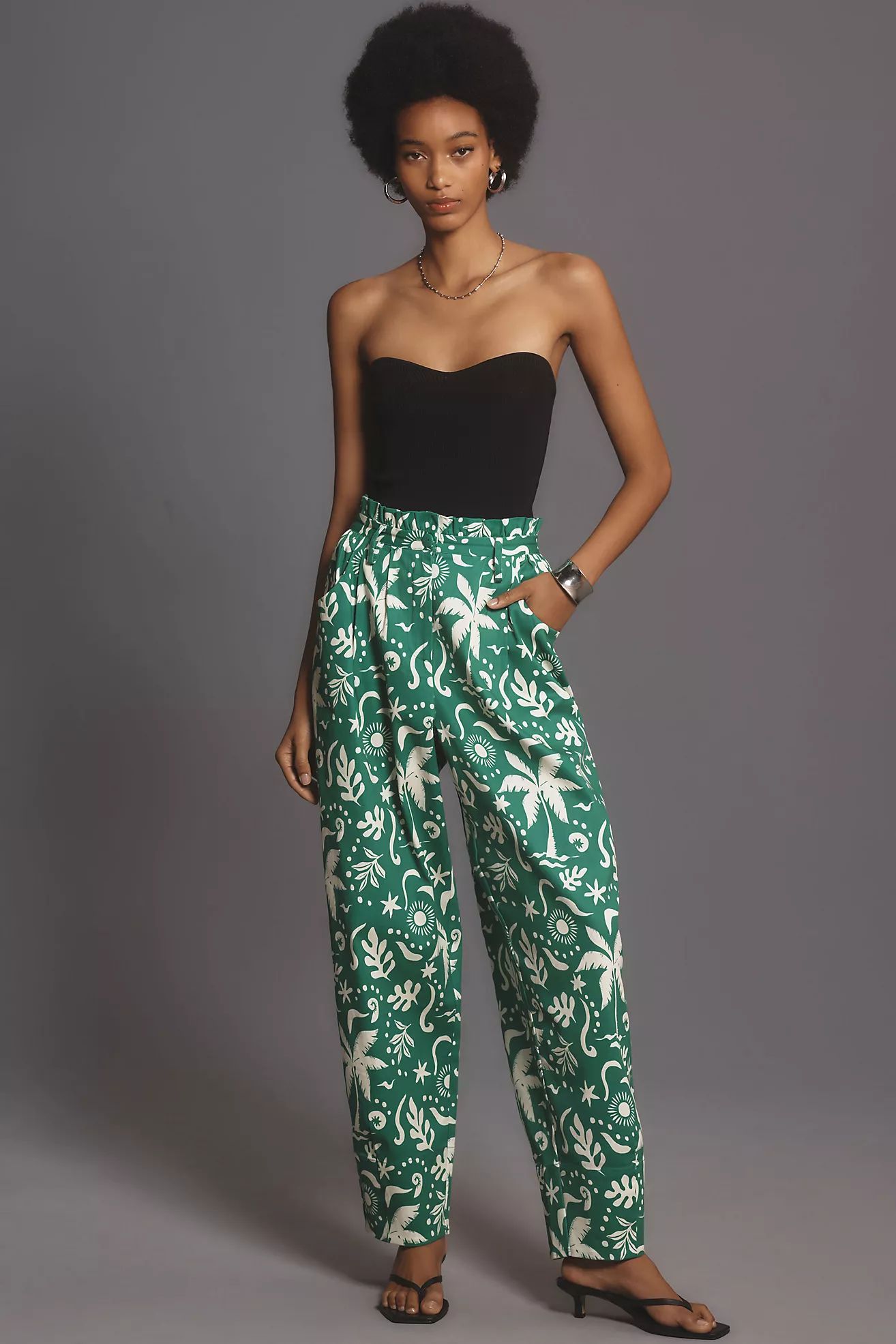 Corey Lynn Calter Paperbag Barrel Pants | Anthropologie (US)