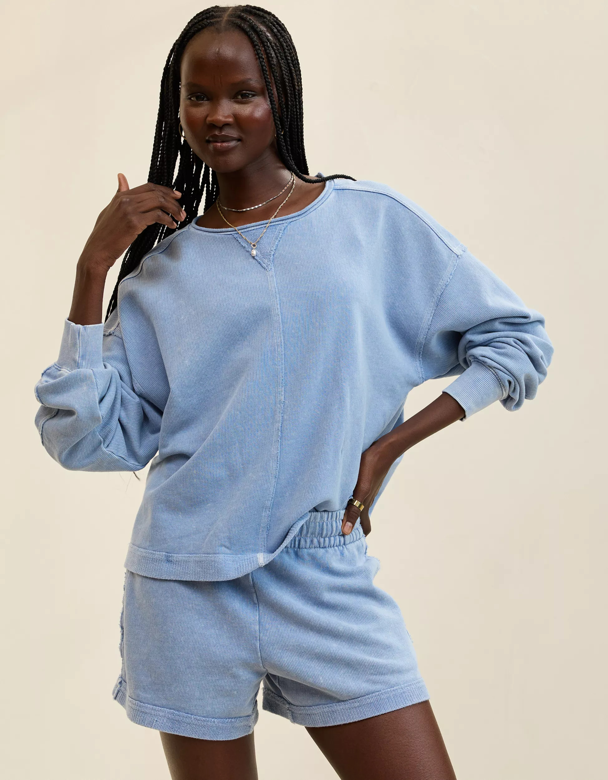 Aerie Vacay Crew Sweatshirt | American Eagle Outfitters (US & CA)