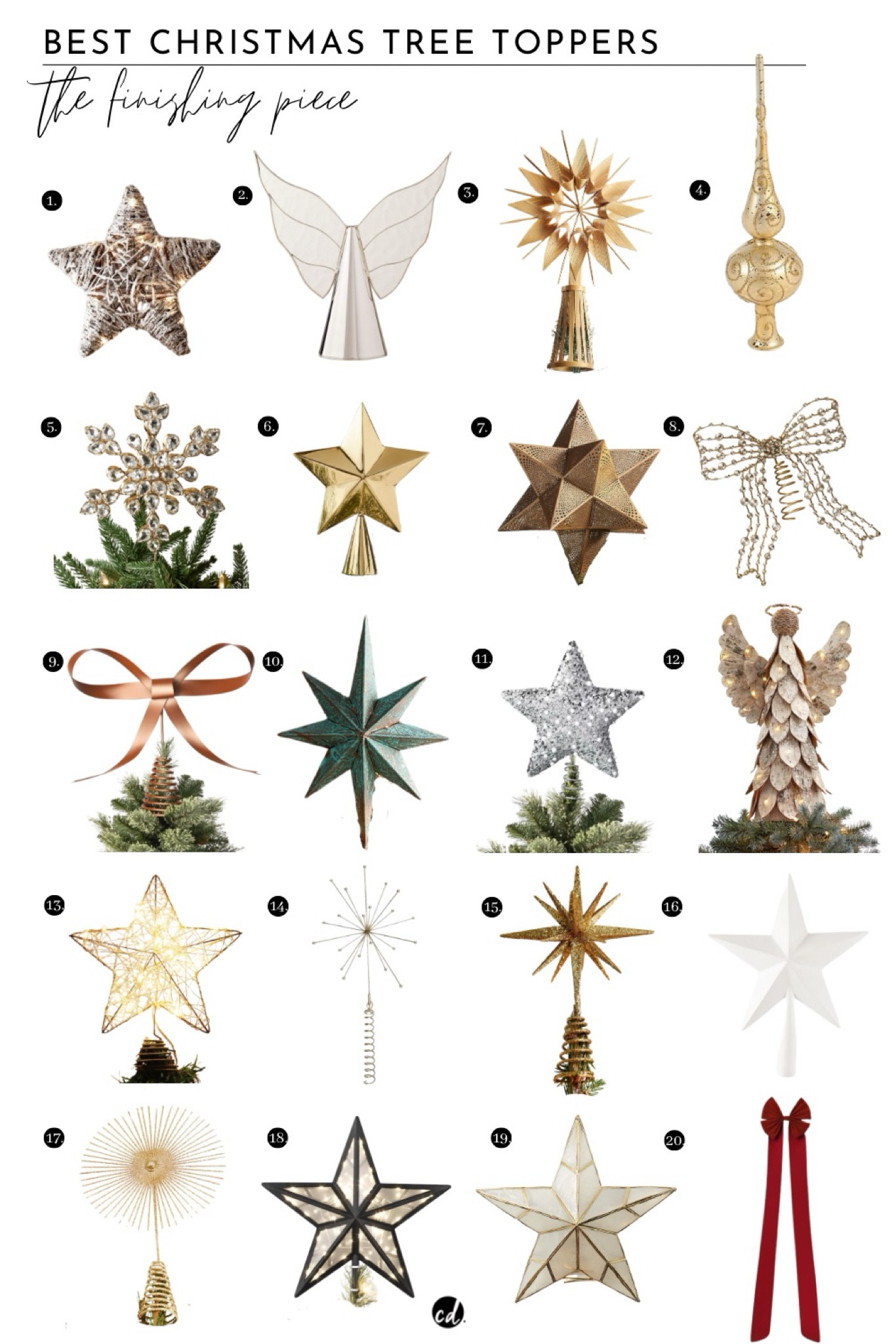 Best Christmas Tree Toppers: The Finishing Piece

#LTKHome #LTKHoliday