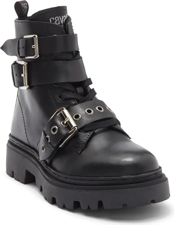 Roberto Cavalli Lug Platform Motorcycle Boot (Women) | Nordstromrack | Nordstrom Rack