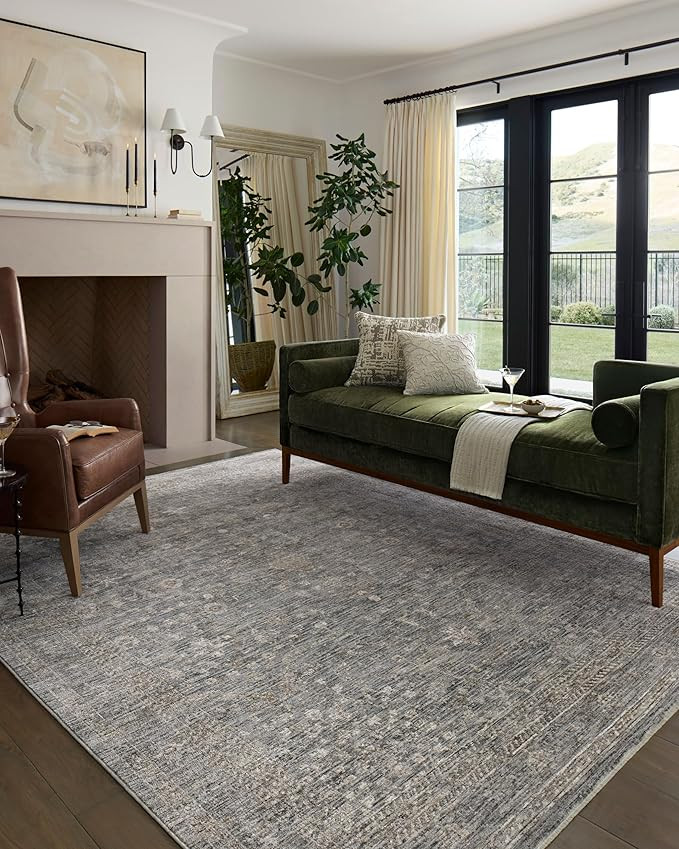 Loloi II Tabitha Collection TAI-02 Stone/Natural 2'-7" x 8'-0" Runner Rug | Amazon (US)