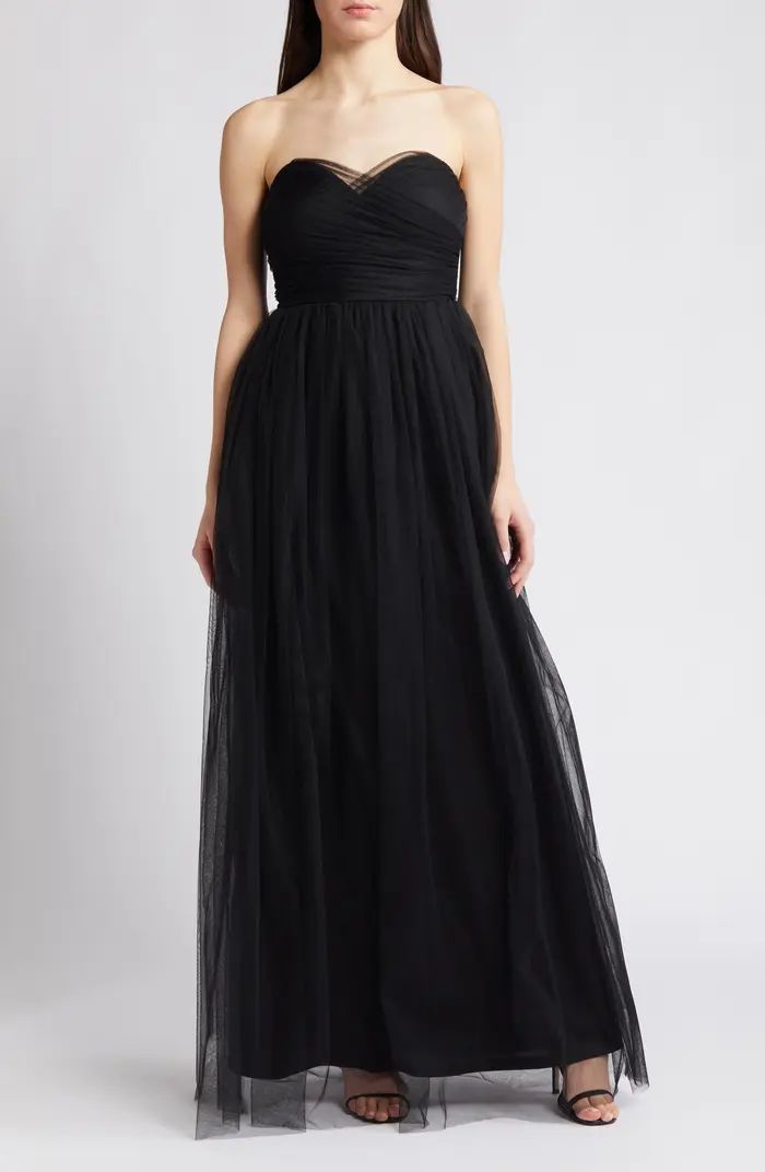Strapless Tulle Gown | Nordstrom