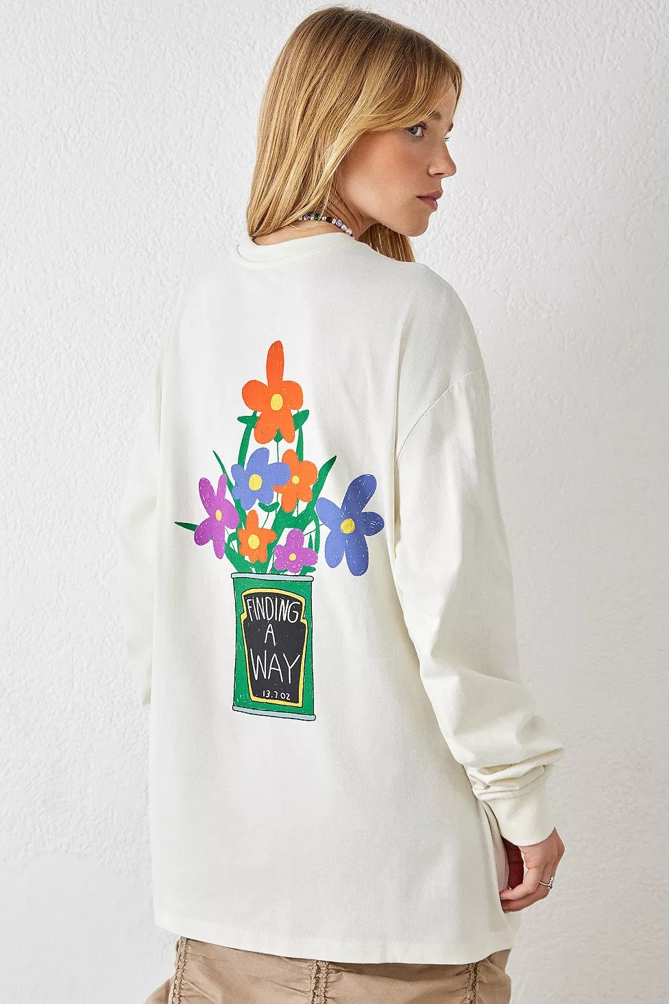 Damson Madder Grace Vase Long Sleeve T-Shirt | Urban Outfitters (EU)