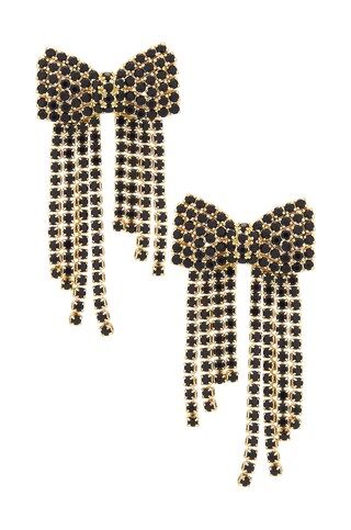BaubleBar Selena Earrings in Black & Gold from Revolve.com | Revolve Clothing (Global)