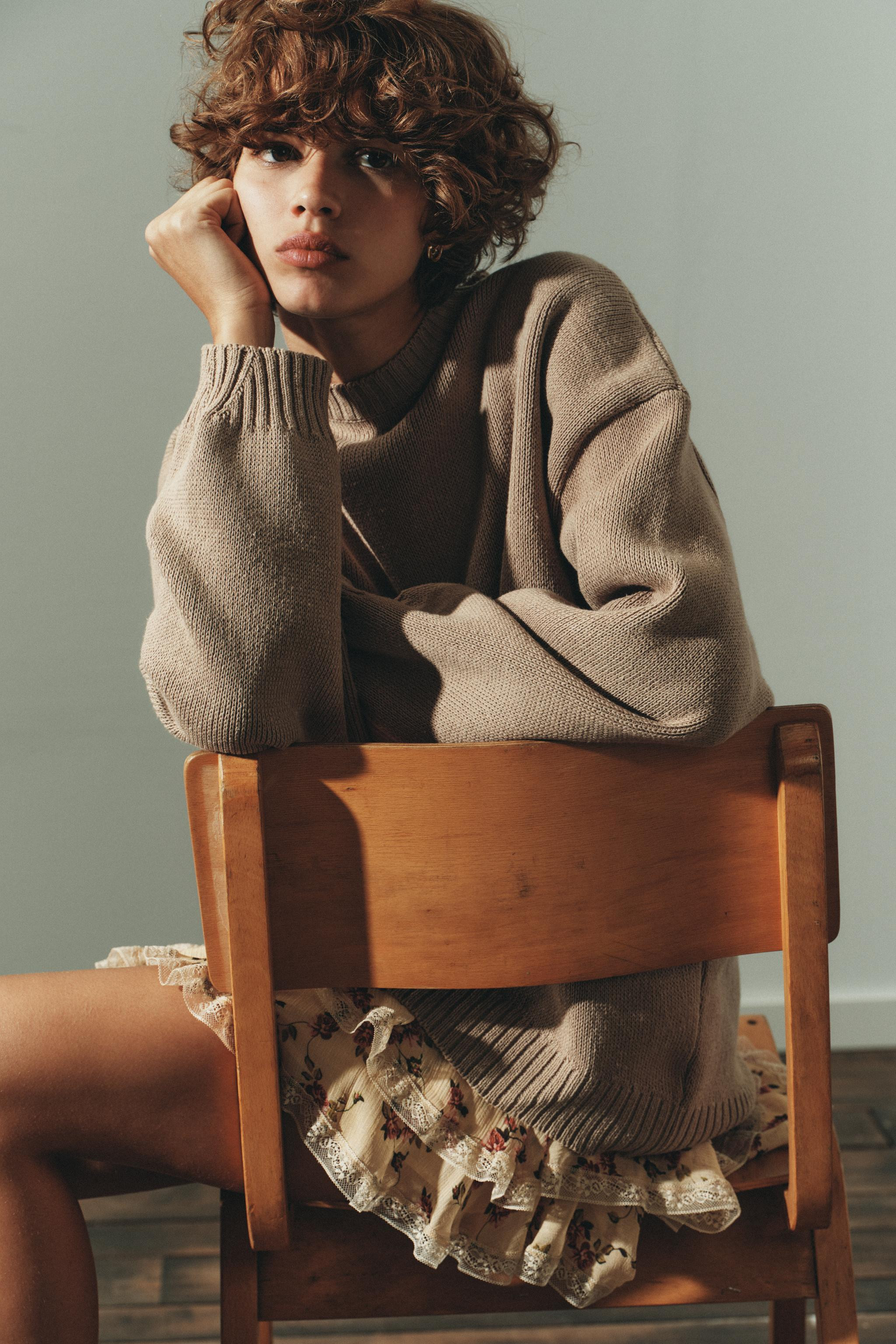 OVERSIZED KNIT SWEATER | Zara US