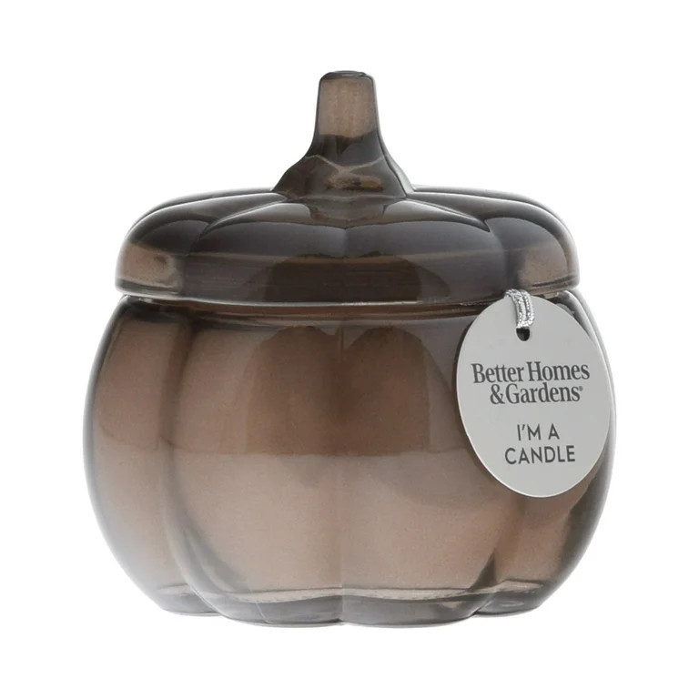 Better Homes and Gardens 1-Wick Pumpkin Jar Candle, Pumpkin Snickerdoodle Swirl, 5 oz | Walmart (US)