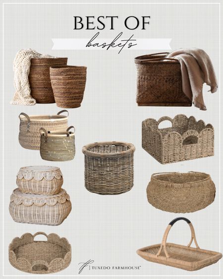 Best of Baskets

Is there anything more cozy than a basket full of blankets waiting for you at the end of the day?  

Seasonal, summer, basket, cozy, ambience, wicker, rattan, Seagrass, scalloped edges, woven

#LTKSeasonal #LTKFindsUnder100 #LTKHome