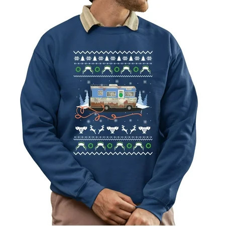 Christmas Sweatshirt Funny Ugly Christmas Sweater Camper Christmas Sweatshirt Xmas Gift for Men & Women | Walmart (US)