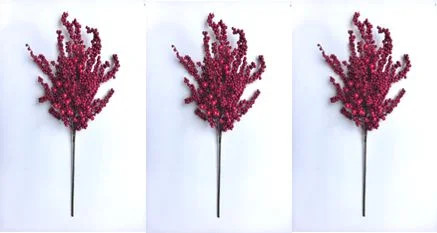 Red Berry Christmas Decoration Pick, 24 inches, 3 Piece, by My Texas House | Walmart (US)