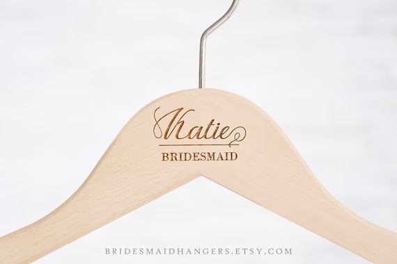 Bridesmaid Hangers Bridesmaid Gift Personalized Hanger - Etsy | Etsy (US)