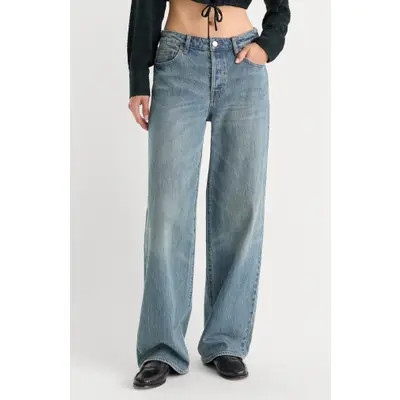 Good American Vintage Wide Leg Jeans in Indigo1338 at Nordstrom, Size 10 | Nordstrom