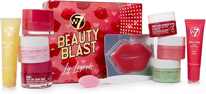 W7 Beauty Blast Lip Legends Sweet Dreams Gift Set - Lip Masks, Scrubs, Balms and More – Exclusi... | Amazon (US)