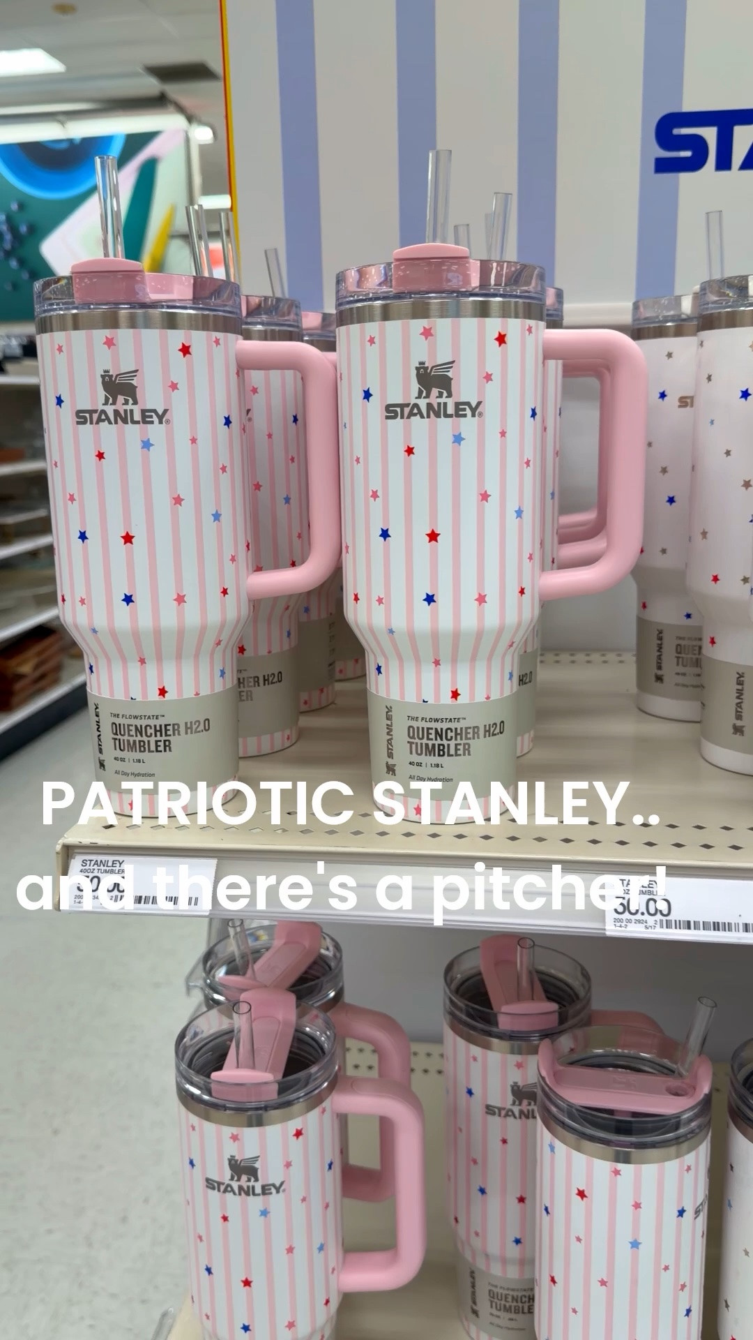 Ahhhh Stanley has made a pitcher.. and it's patriotic!  They just put these out when I got there and there are limits for purchase!  Get your patriotic limited edited Stanleys at Target.

#LTKootd #LTKmomlife